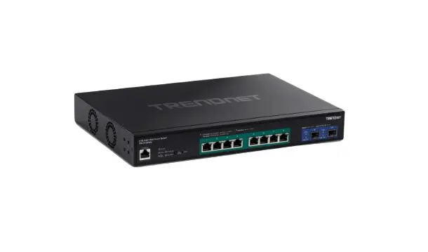 Produktfoto 1 von Trendnet TPE-3102WS Gigabit-Switch PoE 10-Port Unmanaged