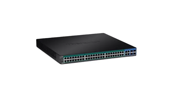 Produktfoto 1 von Trendnet TPE-5240WS Gigabit-Switch PoE 52-Port Unmanaged