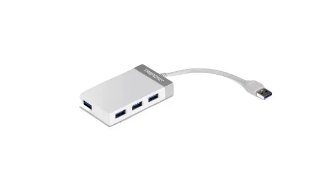 Produktfoto 1 von Trendnet, USB 3.0 USB-Hub, 4 USB Ports, USB C, USB, USB, 85 x 50 x 15mm