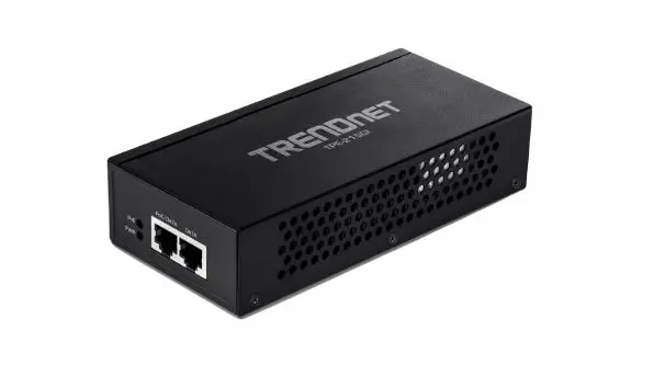 Produktfoto 1 von Trendnet PoE Injektor 30 W 1 Port 154 mm L. 73 mm B. 36 mm T.