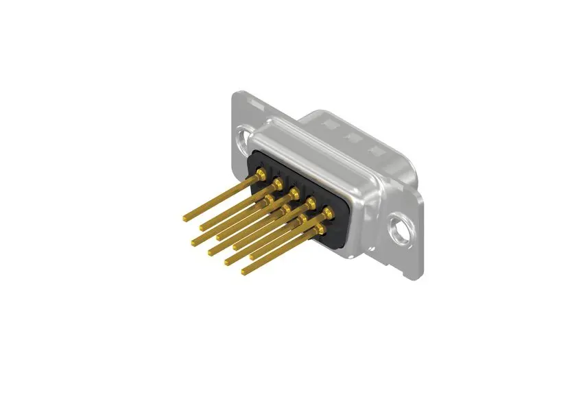 CONEC 163A111 D-Sub-Steckverbinder Gerade, 9-polig, Durchsteckmontage Stecker