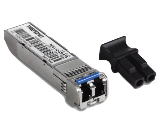 Produktfoto 1 von Trendnet SFP-Transceiver, Glasfaser Lc Duplex Buchse, Singlemode, Singlemode 10.31 Gbps 10 km, 10000Mbps