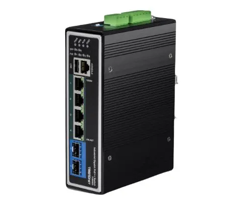Produktfoto 1 von Trendnet TI-BG62I Gigabit-Switch PoE 6-Port Managed