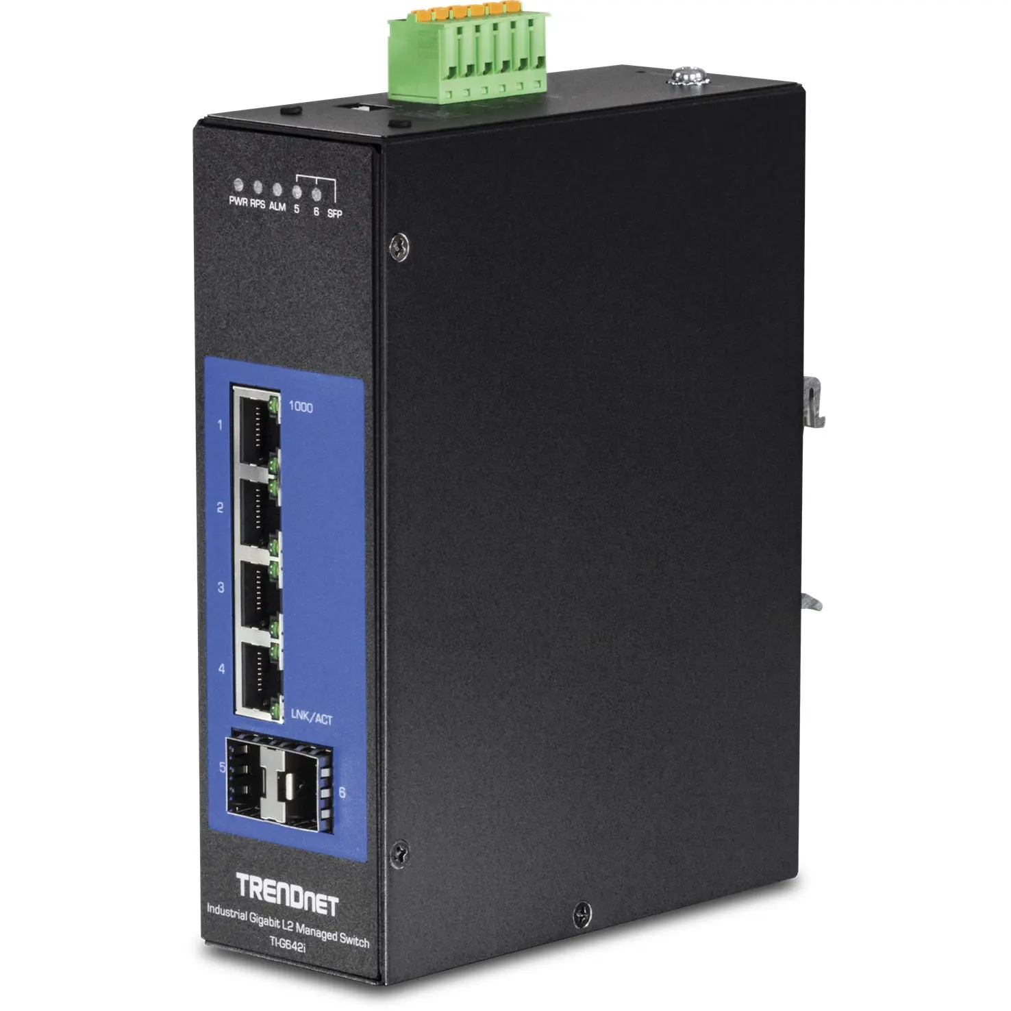 Produktfoto 1 von Trendnet TI-G642I Gigabit-Switch PoE 6-Port Managed