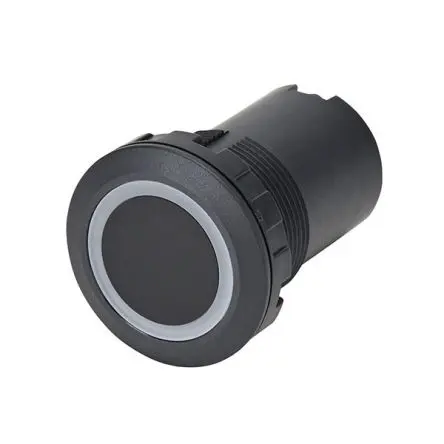 Produktfoto 1 von Idec CW Druckschalter Blau, Weiß Beleuchtet Panel Ø 22.3 mm / 100mA 24 V dc, IP65, IP67