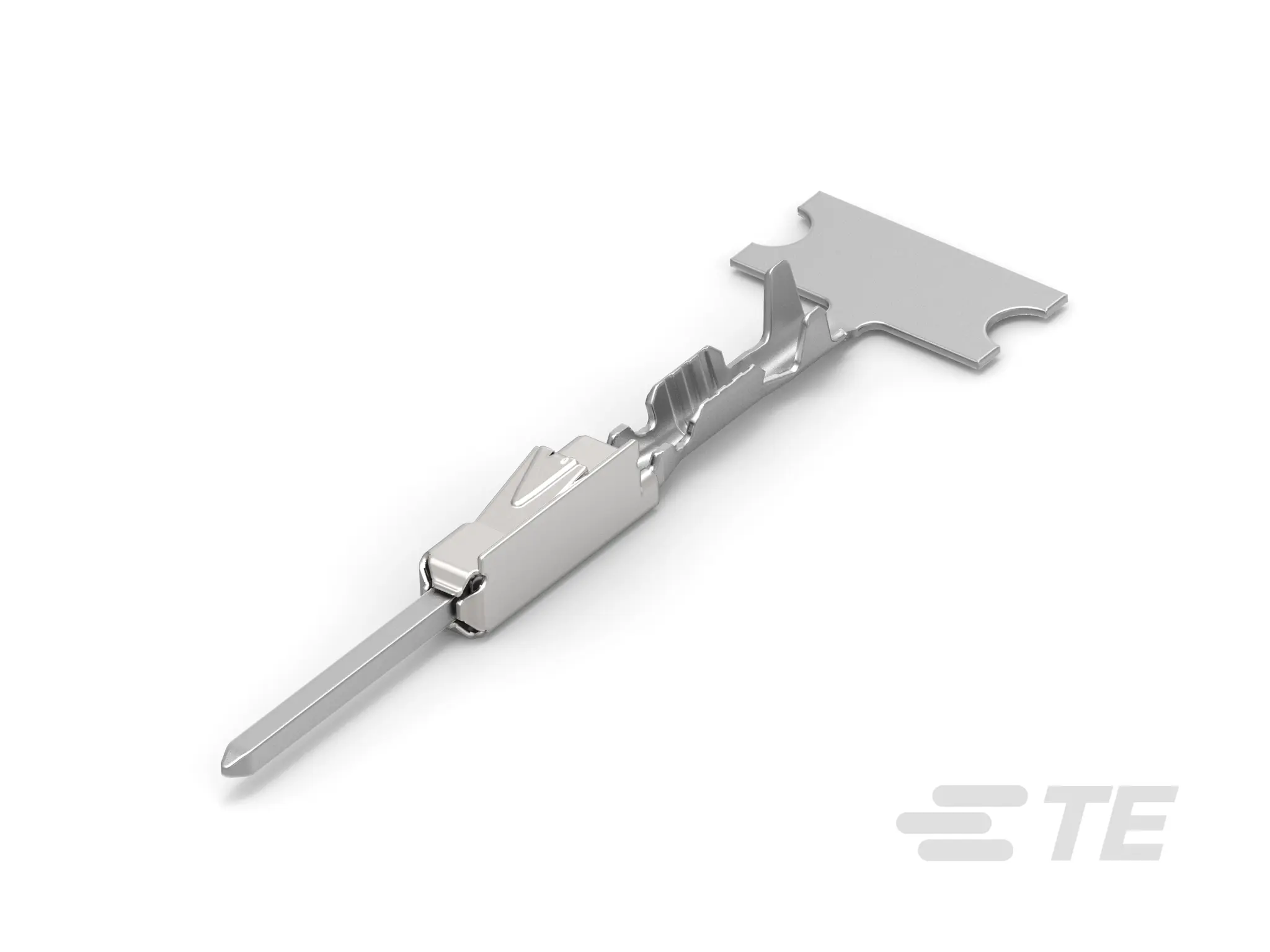 Produktfoto 1 von TE Connectivity MQS Flachsteckhülse, Silber, Unisoliert, 63 mm, 28 AWG min, 24 AWG