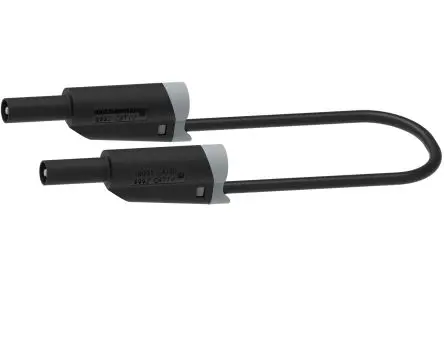 Produktfoto 1 von Electro PJP Bananenstecker 36A Stecker / Stecker, Schwarz 25 cm, 1000V