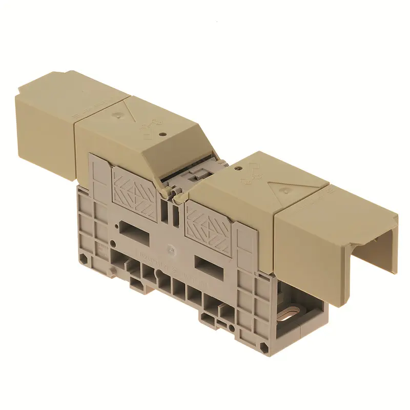 Produktfoto 1 von Weidmüller WFF Anschlussklemmenblock 1 Beige, 6 to 150 mm², 500 V Gewindebolzen