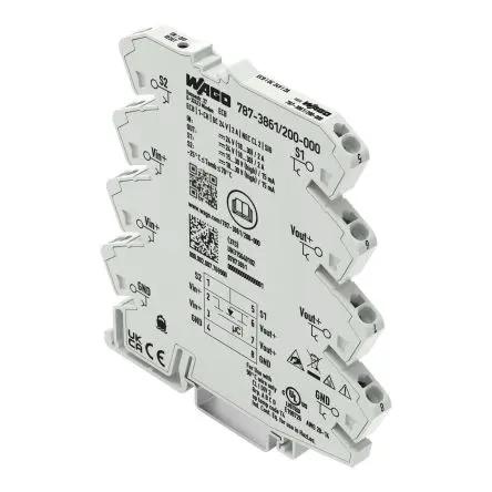 Produktfoto 1 von WAGO 857 Elektronischer Schutzschalter 24V 1, 2A DIN-Hutschiene L. 94 mm x 6mm