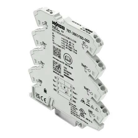 WAGO 857 Elektronischer Schutzschalter 24V 1, 1A DIN-Hutschiene L. 94 mm x 6mm