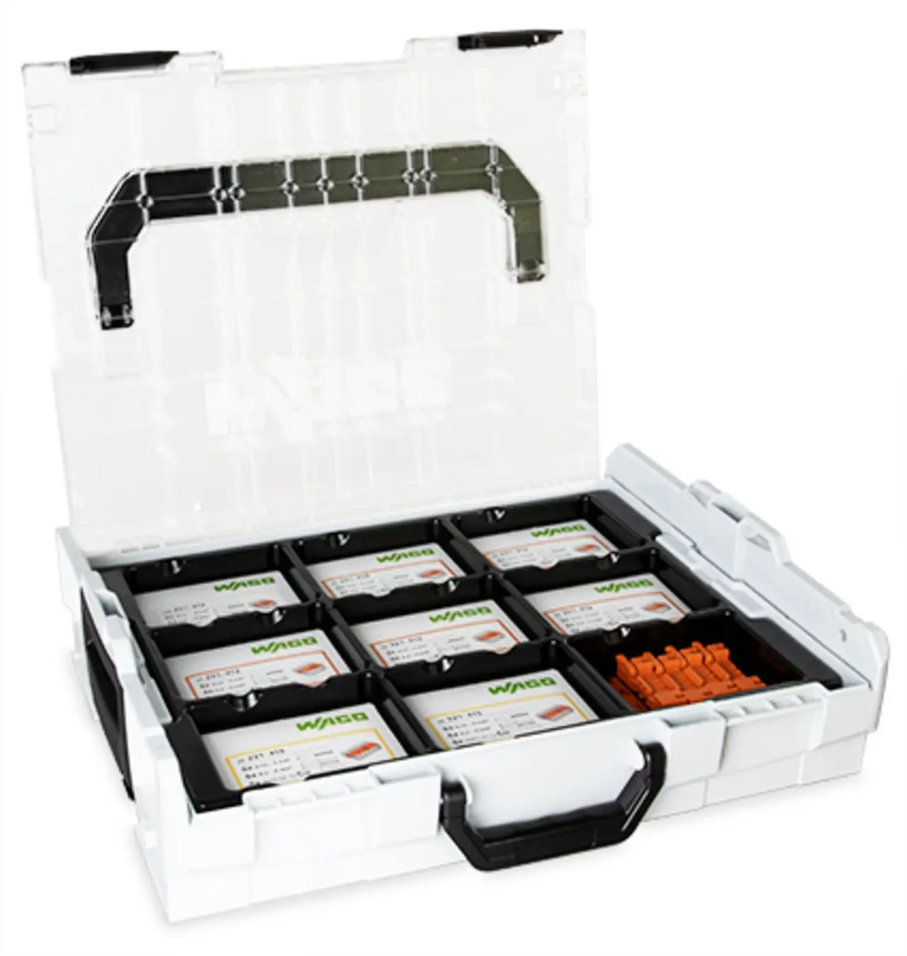 Produktfoto 1 von WAGO 887 Kabelspleißverbinder, Wire Splice, Klar, Stoßverbinder