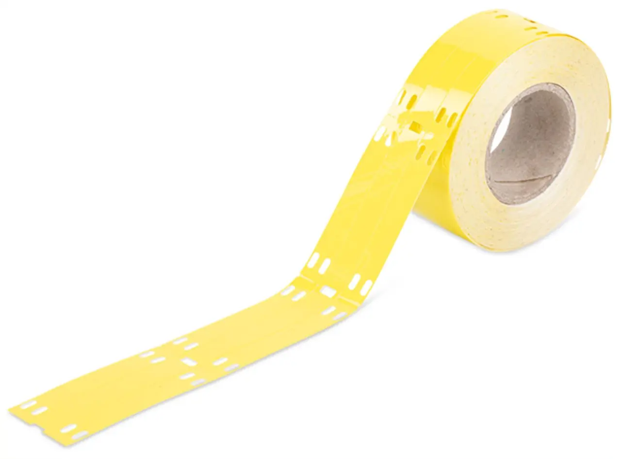 Produktfoto 1 von WAGO 211 Kabelmarkierung Kabelbinder, Gelb Gelb, 44 mm x 1mm