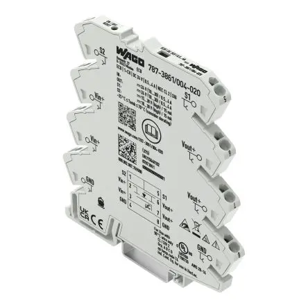 Produktfoto 1 von WAGO 857 Elektronischer Schutzschalter 24V 1, 4A DIN-Hutschiene L. 94 mm x 6mm