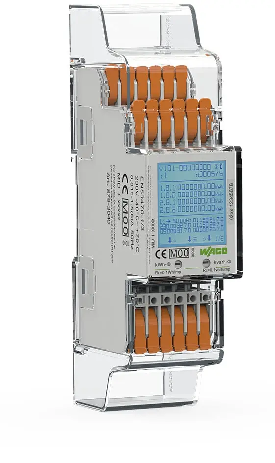 Produktfoto 1 von WAGO 879 Energiemessgerät LCD 97mm x 36mm