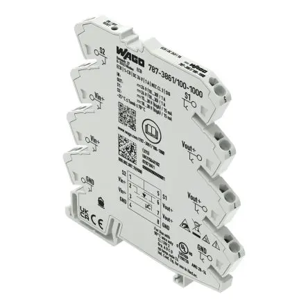 Produktfoto 1 von WAGO 857 Elektronischer Schutzschalter 24V 1, 1A DIN-Hutschiene L. 94 mm x 6mm