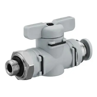 Produktfoto 1 von EMERSON – AVENTICS, Verriegelungs-Absperrventil QR1-BGS Kugelventil, G 1/2 in, Polyphenylensulfid R412005501