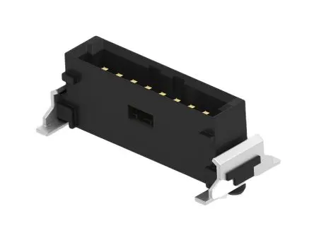 Produktfoto 1 von Fischer ERNI MiniBridge Leiterplattenleiste Vertikal, 8-polig / 1-reihig, Raster 1.27 mm Raster Platine, Kabel zu