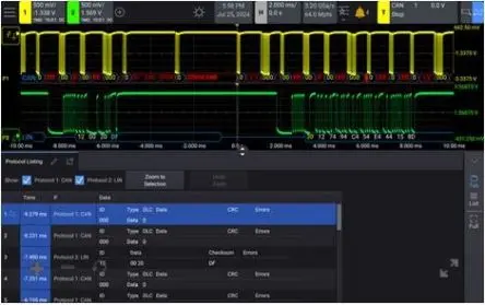 Produktfoto 1 von Keysight Technologies Oszilloskop-Software, Stecker-Buchse für CAN, CAN FD, CAN XL, LIN, SENT