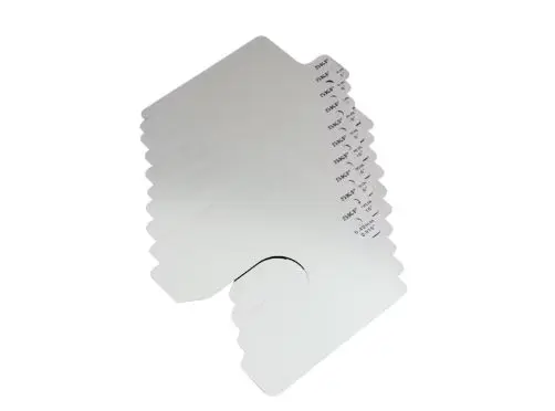 Produktfoto 1 von SKF Ausgleichsplatten, Edelstahl Silber 10-teilig, 0.7 mm x 100 mm, Länge 100 mm
