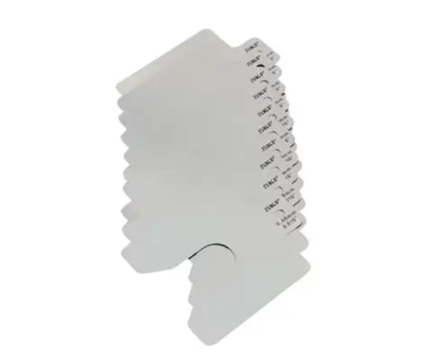 Produktfoto 1 von SKF Ausgleichsplatten, Edelstahl Silber 10-teilig, 0.4 mm x 75 mm, Länge 75 mm