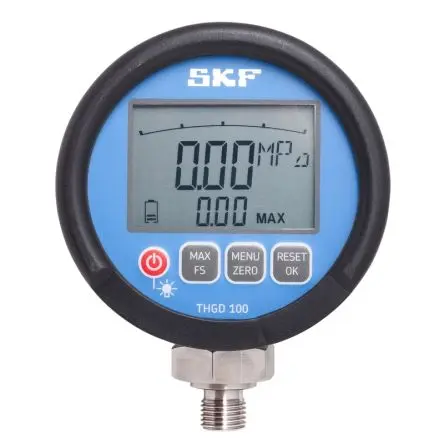 Produktfoto 1 von SKF THGD 100 Digitales Druckmessgerät 79 mm 0.01 MPa → 100 MPa 0.1 % Glasfaser Gehäuse G 1/4