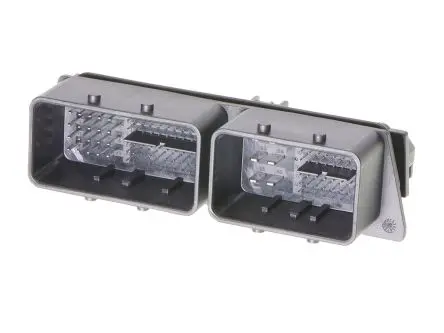 Produktfoto 1 von Molex 560134 Leiterplattenleiste gewinkelt, 128-polig / 6-reihig, Raster 5 mm Raster Oberfläche, Ummantelt