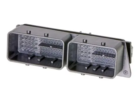 Produktfoto 1 von Molex 560134 Leiterplattenleiste gewinkelt, 146-polig / 6-reihig, Raster 5 mm Raster Oberfläche, Ummantelt