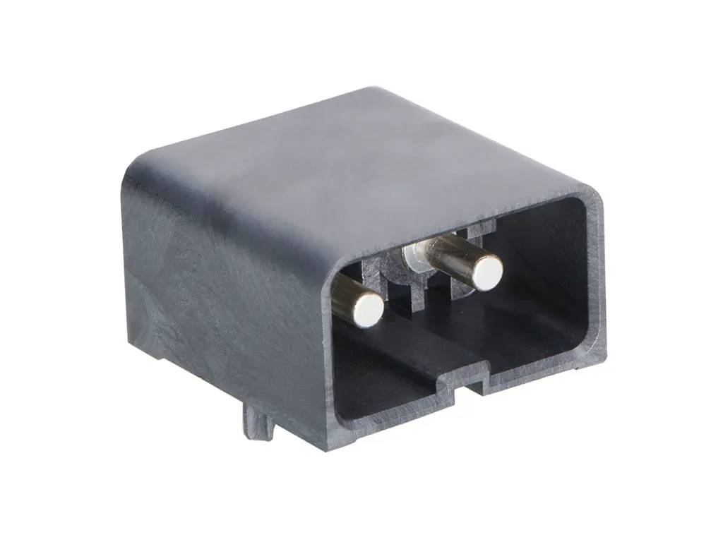 Produktfoto 1 von Molex 215510 Leiterplattenleiste gewinkelt, 2-polig / 1-reihig, Raster 12.5 mm Raster Lot, Unisoliert