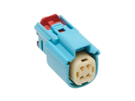 Produktfoto 1 von Molex 300361 Steckverbindergehäuse, Steckverbindergehäuse, Buchse, Hellblau / 2-reihig