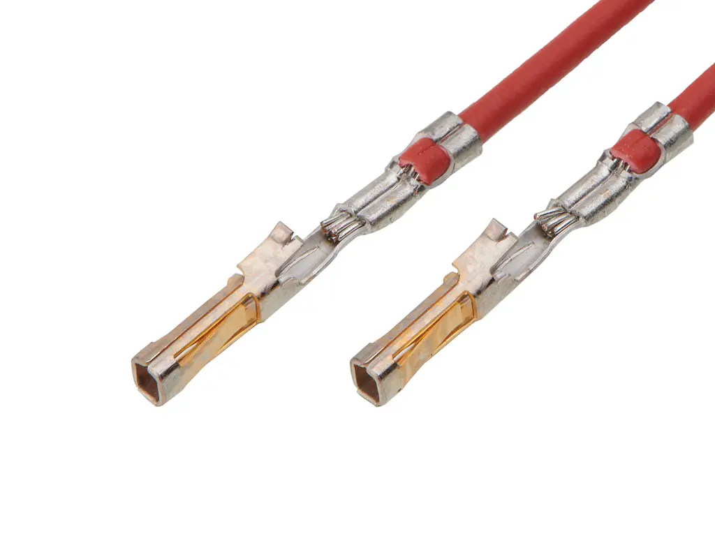 Produktfoto 1 von Molex 219680 Vorgecrimpter Anschluss, Rot, 75 mm