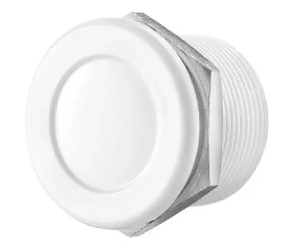 Produktfoto 1 von RS PRO Piezo-Schalter Weiß 0.2 A Nein Vorverdrahtet Beleuchtet IP69 Tastend