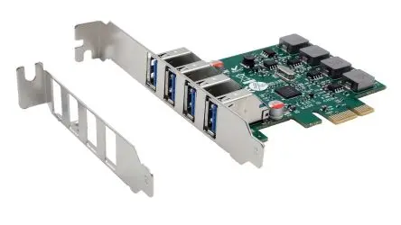 Produktfoto 1 von Exsys PCIe Serielle Karte, 4-Port