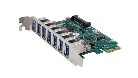 Produktfoto 1 von Exsys PCIe Serielle Karte, 7-Port