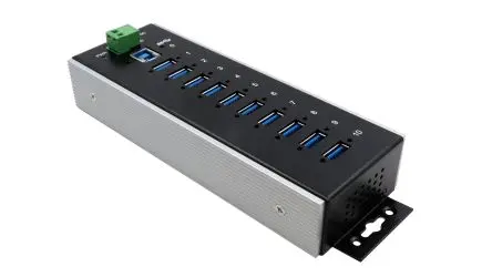 Produktfoto 1 von Exsys, USB 3.2 USB-Hub, 10 USB Ports, USB, USB-Bus