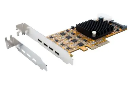Produktfoto 1 von Exsys PCIe Serielle Karte, 4-Port