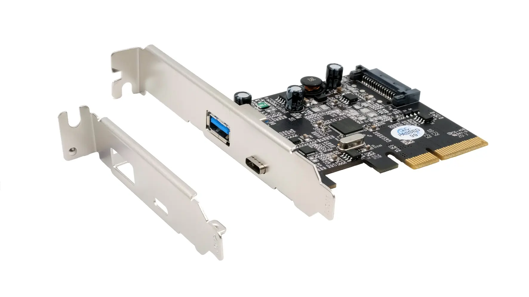 Exsys PCIe Serielle Karte, 2-Port