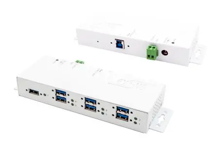 Produktfoto 1 von Exsys, USB 3.2 USB-Hub, 7 USB Ports, USB, USB-Bus