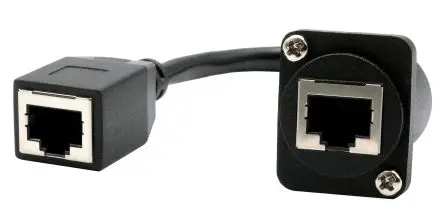 Produktfoto 1 von Exsys Schnittstellen-Adapter, RJ45-Feldsteckverbinder, RJ45-Buchse, Buchse, Buchse