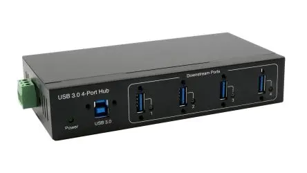 Produktfoto 1 von Exsys, USB 3.2 USB-Hub, 4 USB Ports, USB, USB-Bus