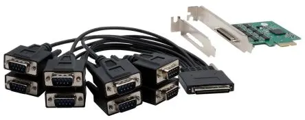 Produktfoto 1 von Exsys PCIe Serielle Karte, 8-Port