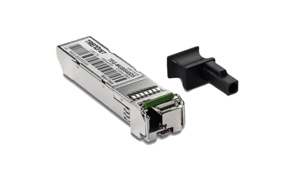 Produktfoto 1 von Trendnet Ethernet-Medienkonverter 1.25Gbps, Bidirektional (WDM), Singlemode 40 km 1.25 Gbps, Anschluss: LC Simplex