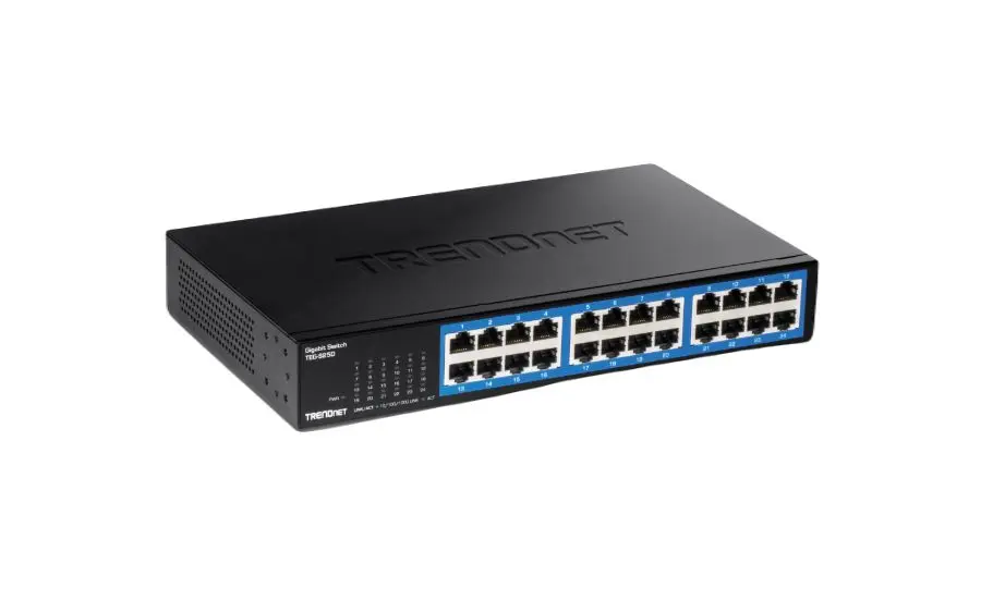 Produktfoto 1 von Trendnet TEG-S25D Netzwerk Switch 24-Port Netzwerkschalter