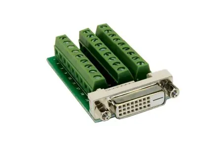 Produktfoto 1 von Exsys Schnittstellen-Adapter, D-Sub-Buchse, Verbindungsklemme, Buchse
