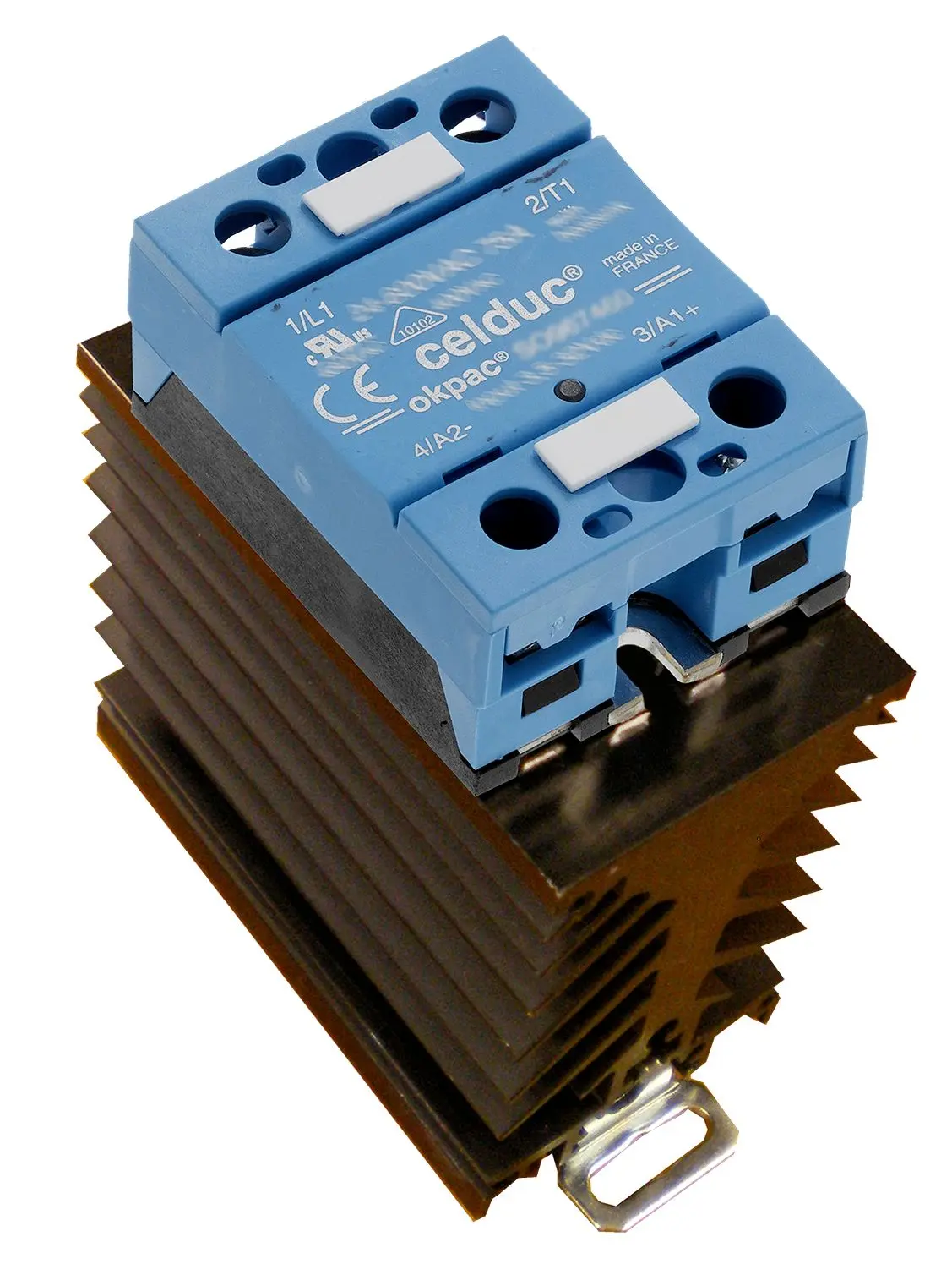 Produktfoto 1 von Celduc SO8 DIN-Schienen Halbleiterrelais 690 V AC / 75 A