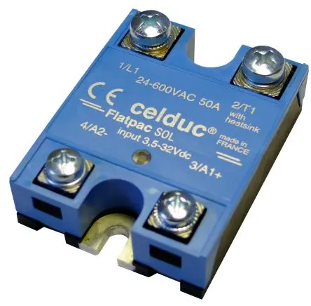 Produktfoto 1 von Celduc SOL Fahrgestell Halbleiterausgang 690 V ac 32V dc / 125 A