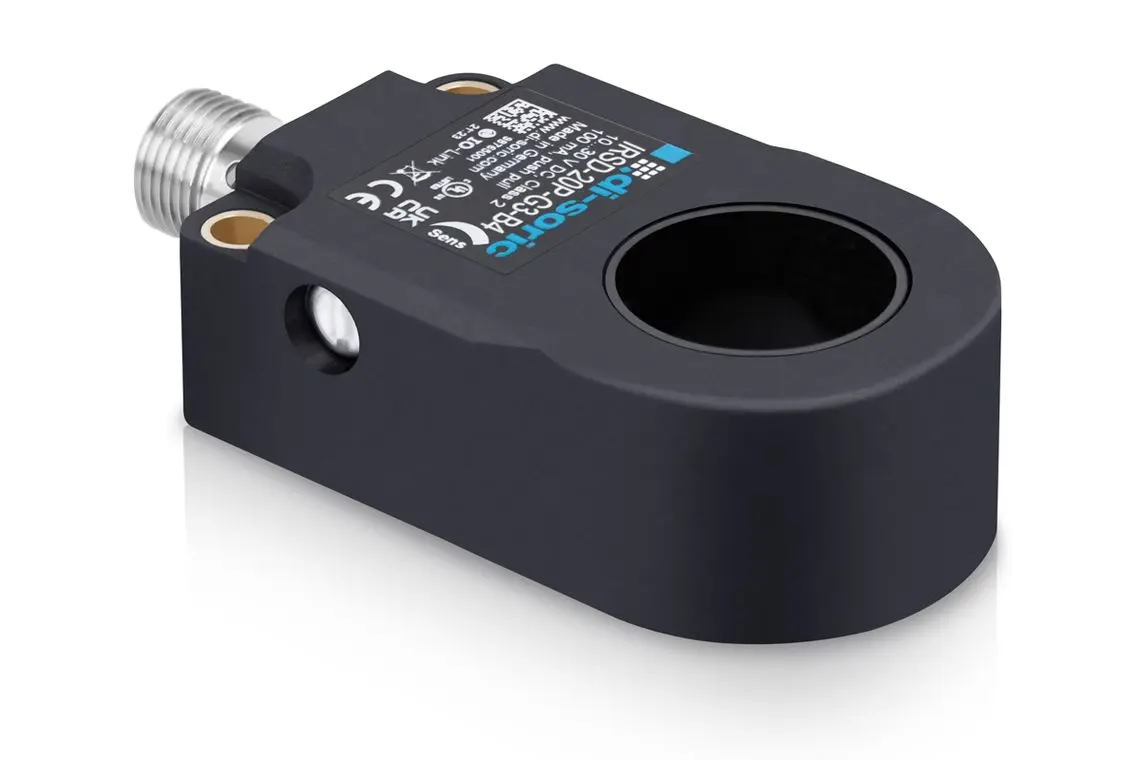 Produktfoto 1 von Di-Soric M12 Induktiver Näherungsschalter Induktiv, ringförmig PNP/NPN 10 → 30 V DC NO/NC