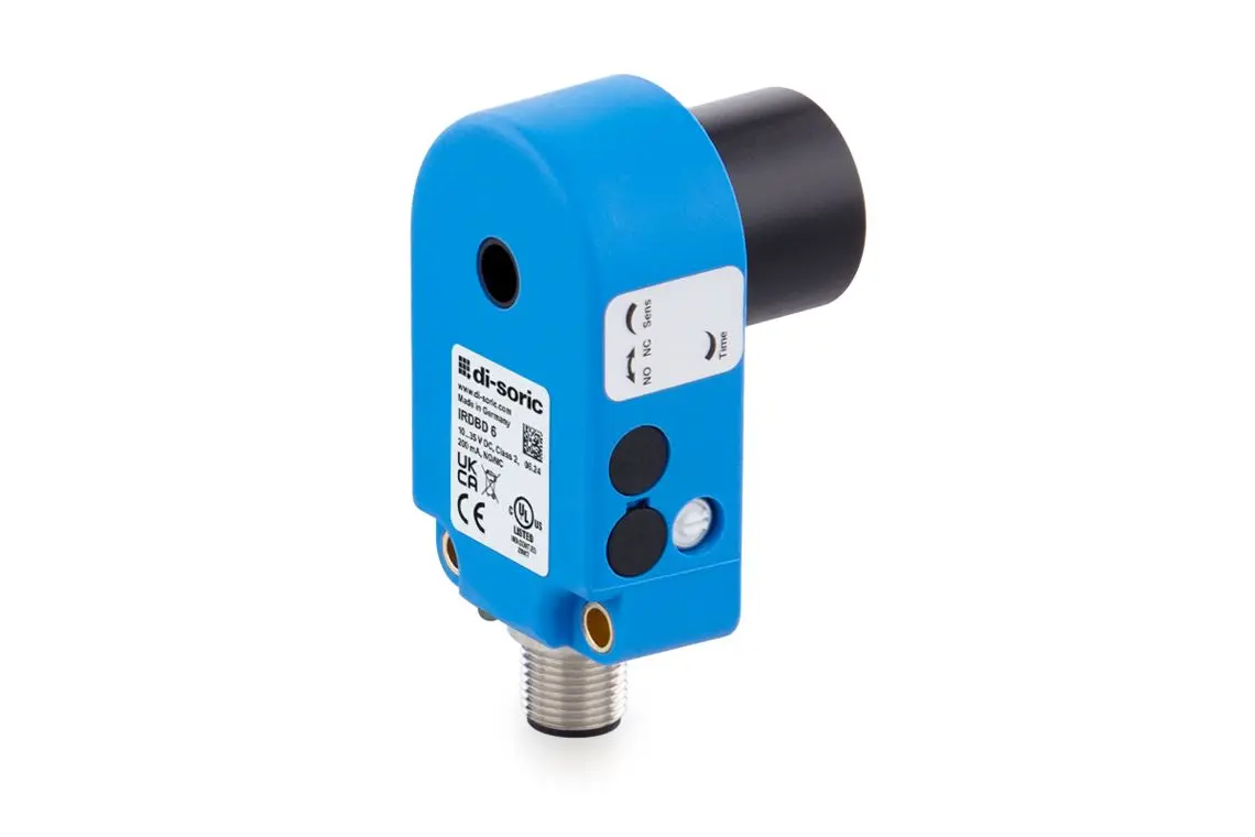 Produktfoto 1 von Di-Soric M12 Induktiver Näherungsschalter Induktiv, ringförmig PNP 10 → 35 VDC NO/NC