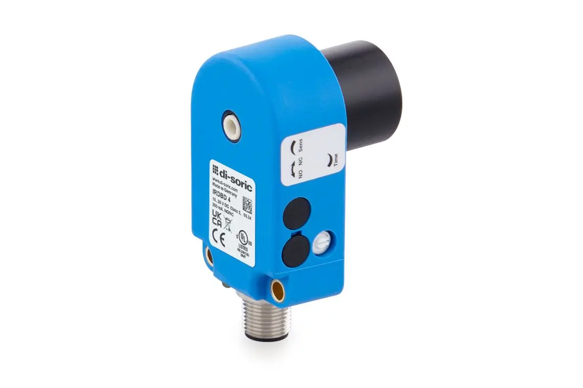 Produktfoto 1 von Di-Soric M12 Induktiver Näherungsschalter Induktiv, ringförmig NPN 10 → 35 VDC NO/NC