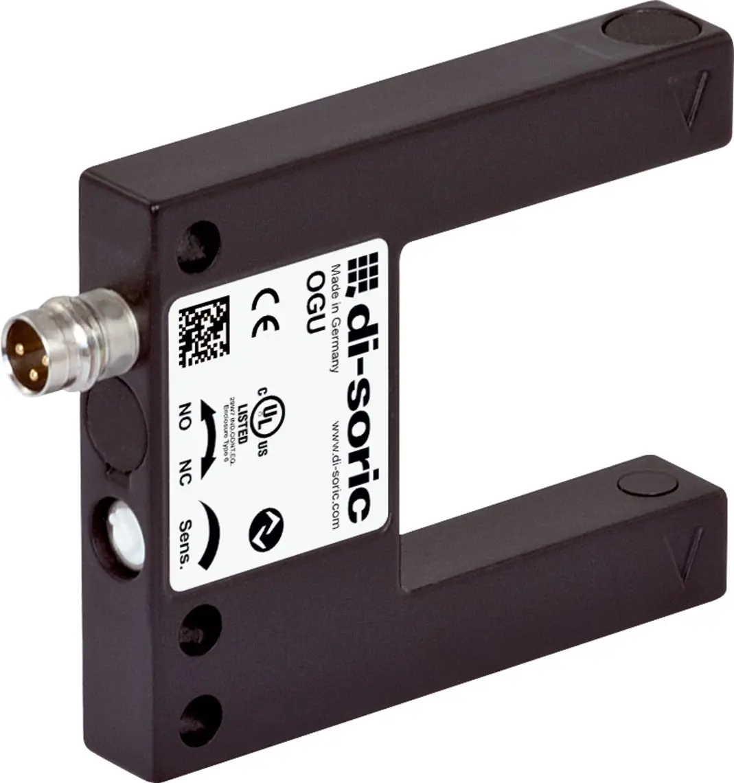 Produktfoto 1 von Di-Soric Optischer Sensor, Optisch, Bereich 30 mm, NPN, PNP Ausgang, M8, Hell-/dunkelschaltend