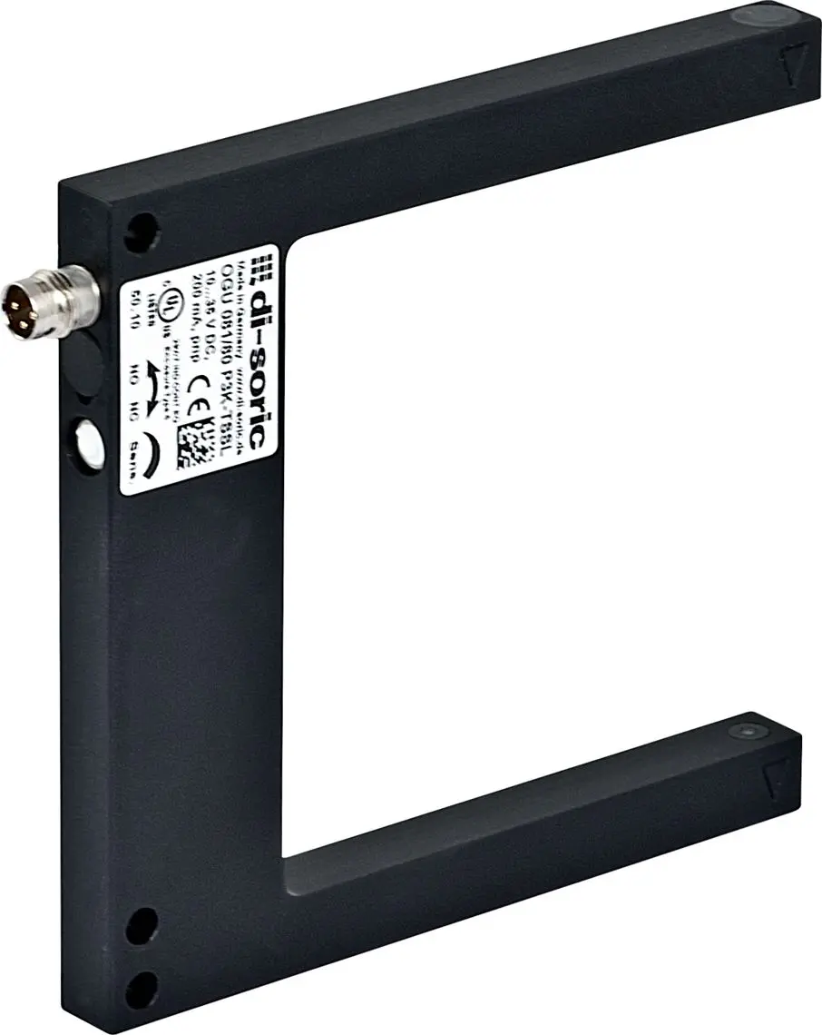 Produktfoto 1 von Di-Soric Optischer Sensor, Optisch, Bereich 80 mm, NPN, PNP Ausgang, M8, Hell-/dunkelschaltend